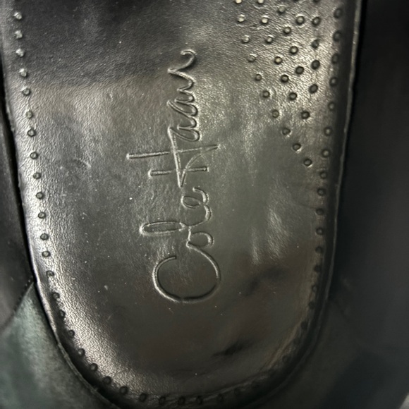 Cole Haan Loafers Dress Shoes Wingtip Slip On Black Leather Mens Size 10.5 M main image 6